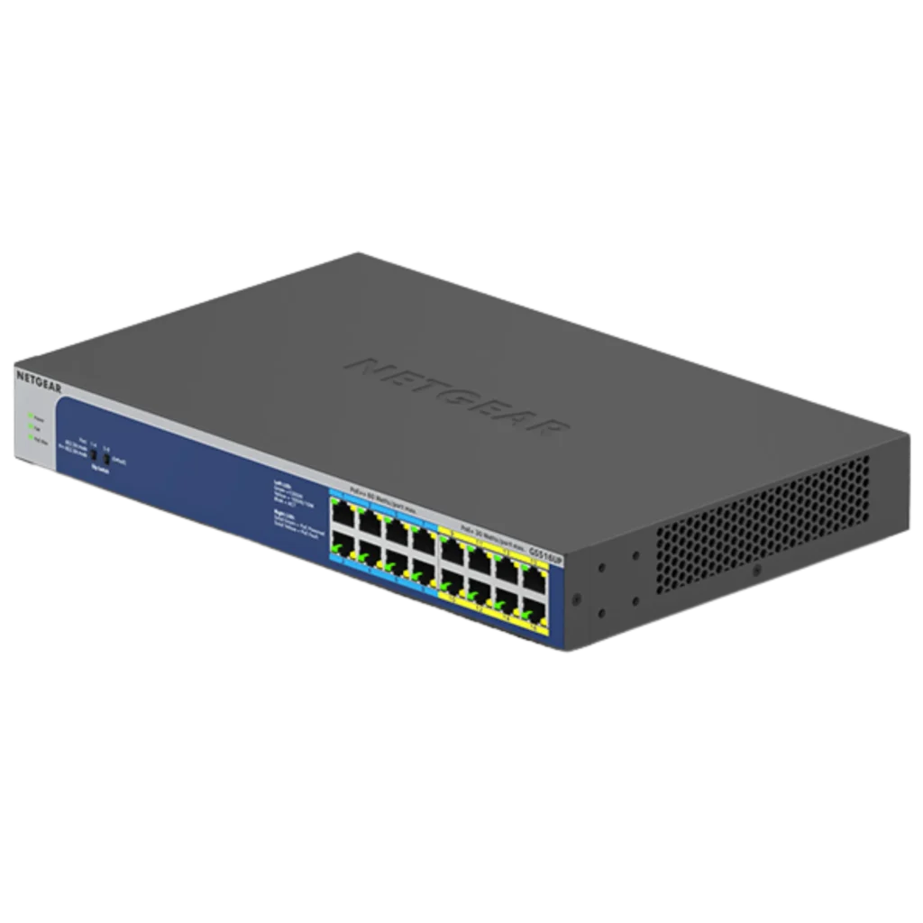 16-Port Gigabit Ethernet High-Power PoE+ Unmanaged Switch - IT ...